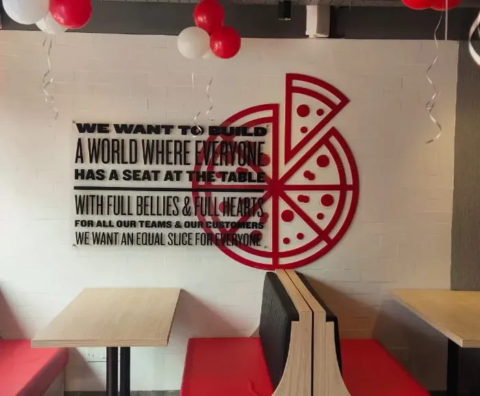 Pizza Hut Singasandra Signages